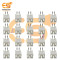 2 Pin JST-XH Male Right Angle 2515 Connector 2.54mm Pitch Pack of 50